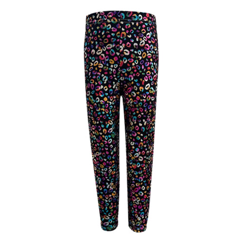 Glitterende leopardprint-leggings til barn, jenter, 1 par