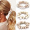 Elastici per capelli con perle, fermacoda e altri accessori per capelli da donna e ragazza (confezione da 3) 1