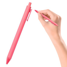Stylos à bille rétractables, pointe moyenne, écriture fluide, couleurs assorties, matériaux écologiques – Compatibles avec les recharges