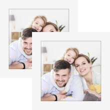 Cadres photo 5x7 en bois massif noir (lot de 2)