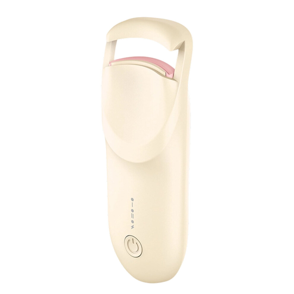 Heated Eyelash Curler, Electric Eyelash Curler with Heat Sensitive Silicone Pad, 24H Hold to Style Natural Eyelashes