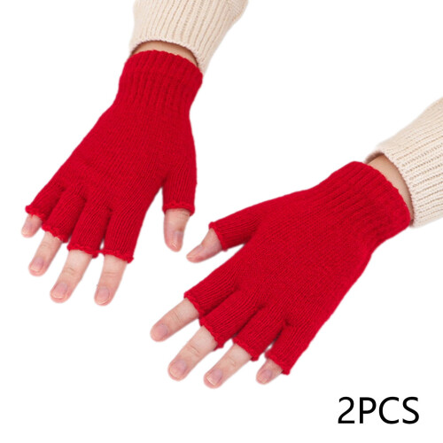 Men's Winter Gloves Cold Protection Soft Cuff Windproof Red