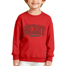 Youth Boys Long Sleeve Crew Neck Letter Graphic Sweatshirt – Lightweight Soft Pullover, Casual Fall/Winter Wear, School & Holiday Outfit