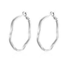 Sterling ezüst karika fülbevaló nőknek, 30–60 mm