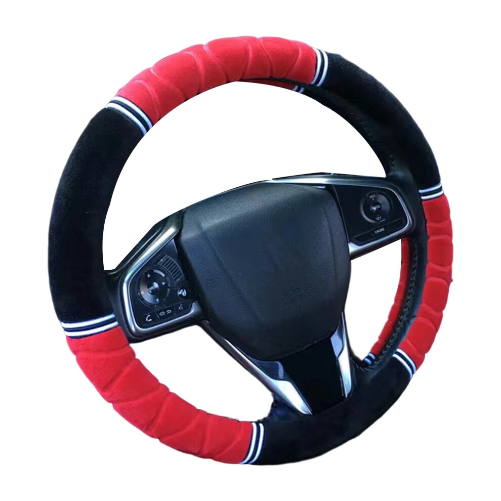 Steering Wheel Cover Winter Plush 14-15 Inches 971050297477