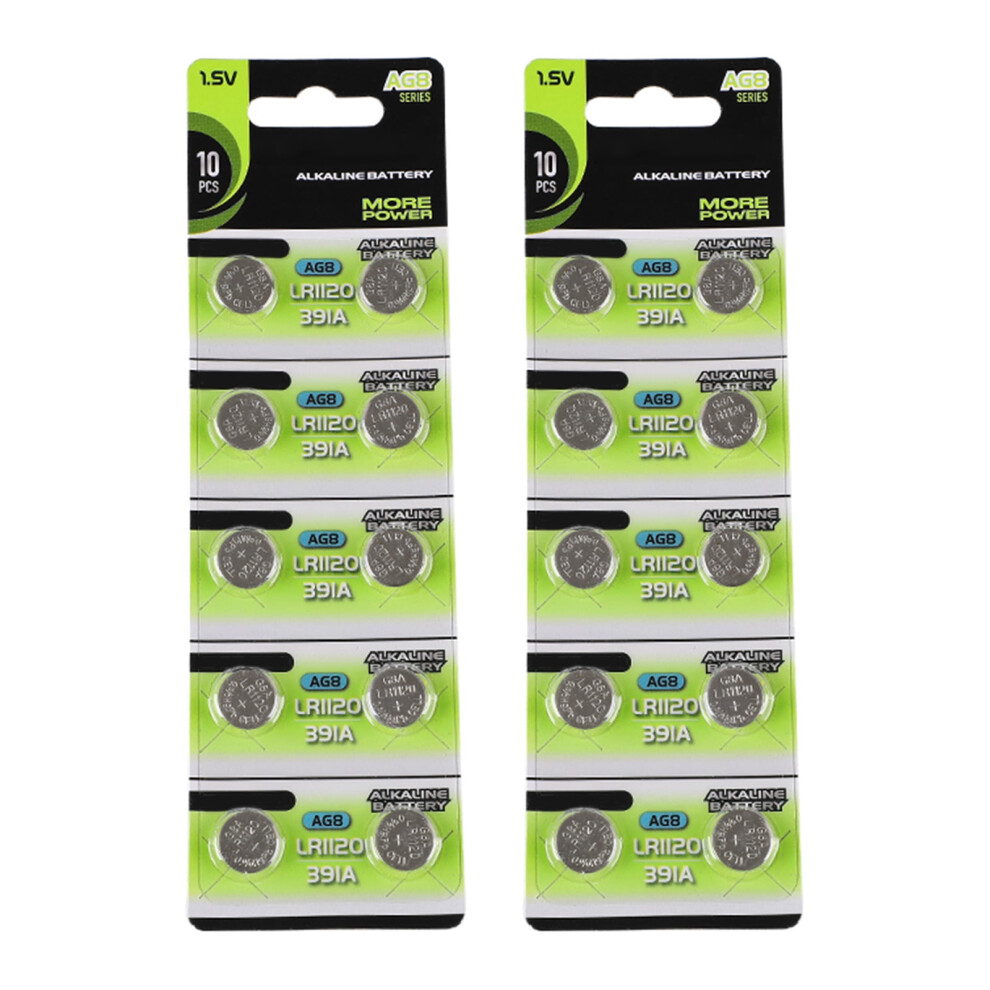 10/20Pieces Ag7/Ag8/Ag9 1.55V Alkaline Button Batteries Coin Cell Batteries Suitable For Led Flashlights And Pointers 9340959170630