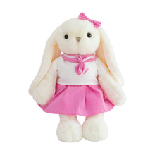 Hasen-Plüschtier mit japanischer Schuluniform, 30 cm