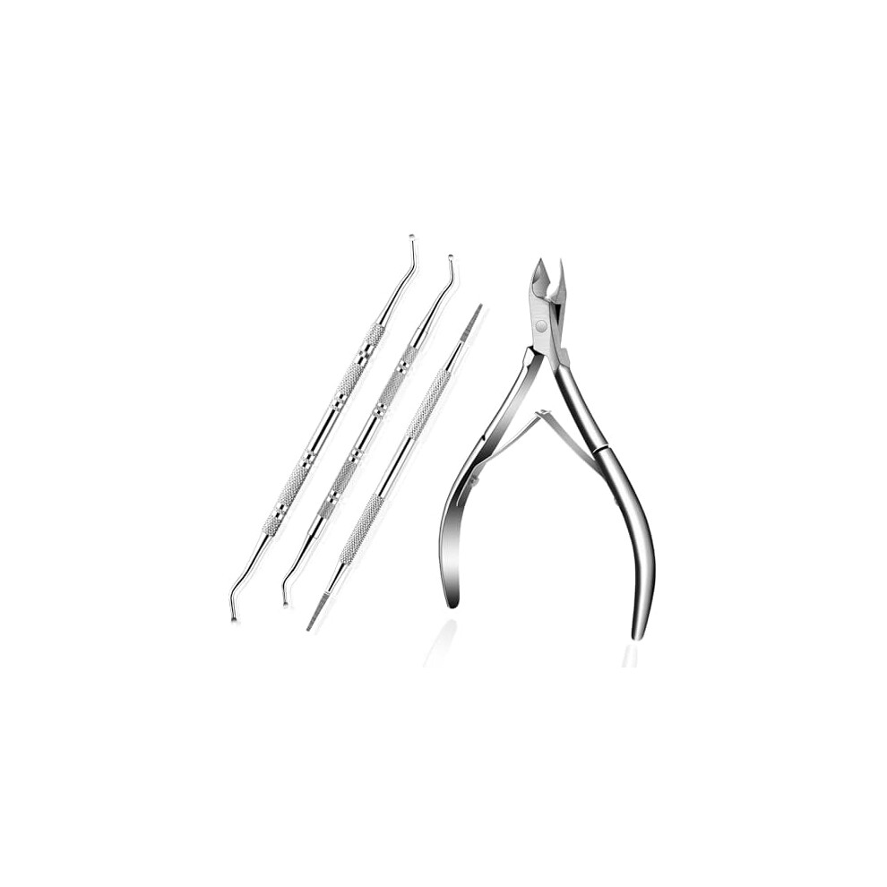 Ingrown Toenail Tool Kit: Clippers, File, Lifters & Under-Nail Cleaner â Professional Pedicure Set