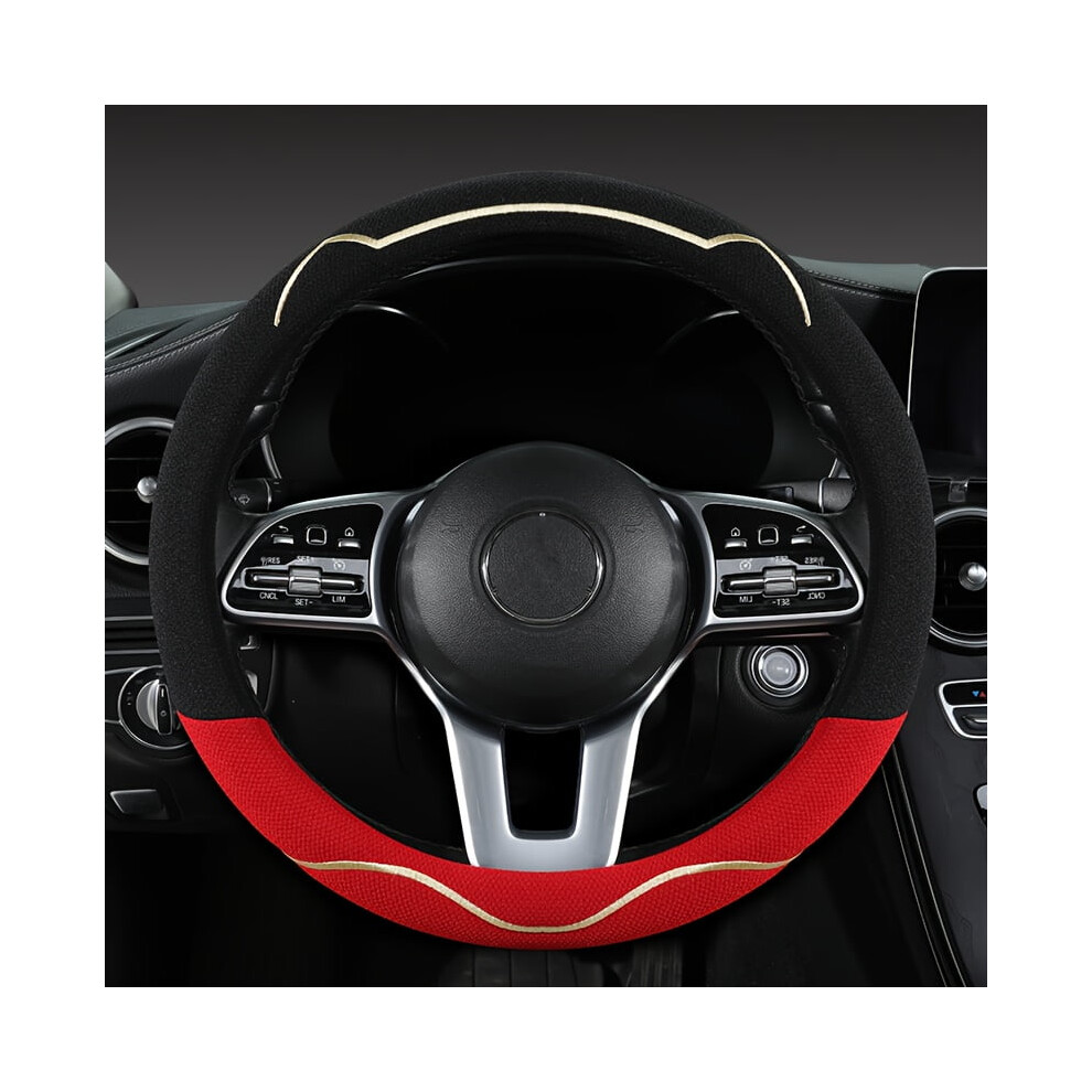Colorful Anti-Slip Sweat-Absorbing Breathable Car Steering Wheel Cover For All Seasons 9499224063648