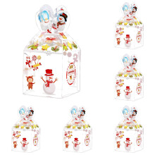Lot de 6 boîtes à friandises décoratives (8,6 x 8,6 x 8,6 cm)