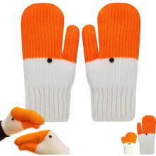 Pletené palčáky s fleecovou podšívkou od Goose Design