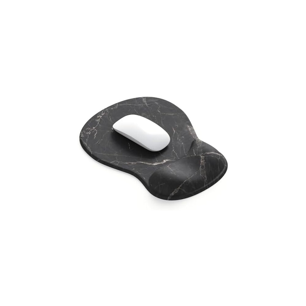 Ergocomfort Gel Wrist Rest Mouse Pad Â Ergonomic, Non-Slip, Compatible With All Mice Â Marble Black 9499224065369