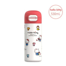 Mug isotherme à double paroi, 520 ml, élégant et portable avec cordon et paille – idéal pour les cadeaux kawaii