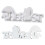 Silikoneforme Efterårsforme Epoxyharpiksforme Bogstaver med pindsvin Støbeforme Plasterforme 1