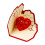 1Pack Red 3D Up Model Greeting Card for Baptism 1