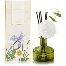 Doftdiffusorer med blomrör, 200 ml cederträdoft, 7 pinnar, 120 dagars långvarig doft för badrum och hylldekor
