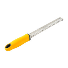 Stainless Steel Cheese & Lemon Grater (Yellow) – Durable, Rust-Proof Zester, Compatible with All Kitchens