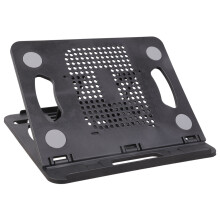 Adjustable Computer Stand Foldable Laptop Bracket Ergonomic for Desk Computer Stand with 360 Degree Rotating Base