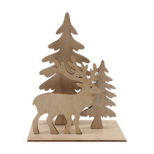 Vintage Rustic Wooden Christmas Nativity Scene Table Ornament, Tiered Farmhouse Holiday Decor – Compatible with Xmas Festive Signs