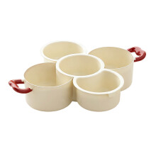 Stackable Multifunctional Fruit And Vegetable Serving Tray With Drain Handle For Candy Display Dried Fruits Party Platter