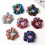 Conjunto de 5 scrunchies tie-dye para meninas e mulheres 1