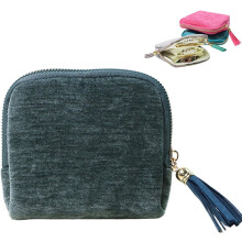 Zippered Jewelry Travel Bag – Portable Foldable Pouch with Multi-Compartments for Earrings, Necklaces & Rings (Blue)