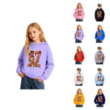 Boys Hooded Sweatshirt with Graphic Print and Pocket