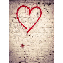 Valentine's Day Backdrop Valentine's Day Photography Backdrops Brown Wooden Backdrop Birthday Party Decorate Backdrop Photo Studio Props (125 x 80cm)