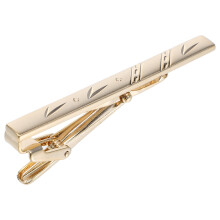 Men's Metal Tie Clip with Strong Grip Necktie Clasp for Business Office Banquet Formal Wear