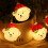 1pc LED Red Hat Teddy Bear String Lights for Christmas Decoration, Creative String Lights for Window Display And Lighting Setup 3