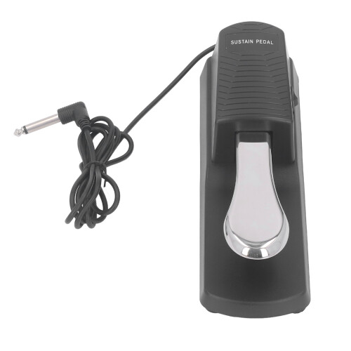 Sustain Pedal Universal 6.35mm, 1.5m Striped Shell 1