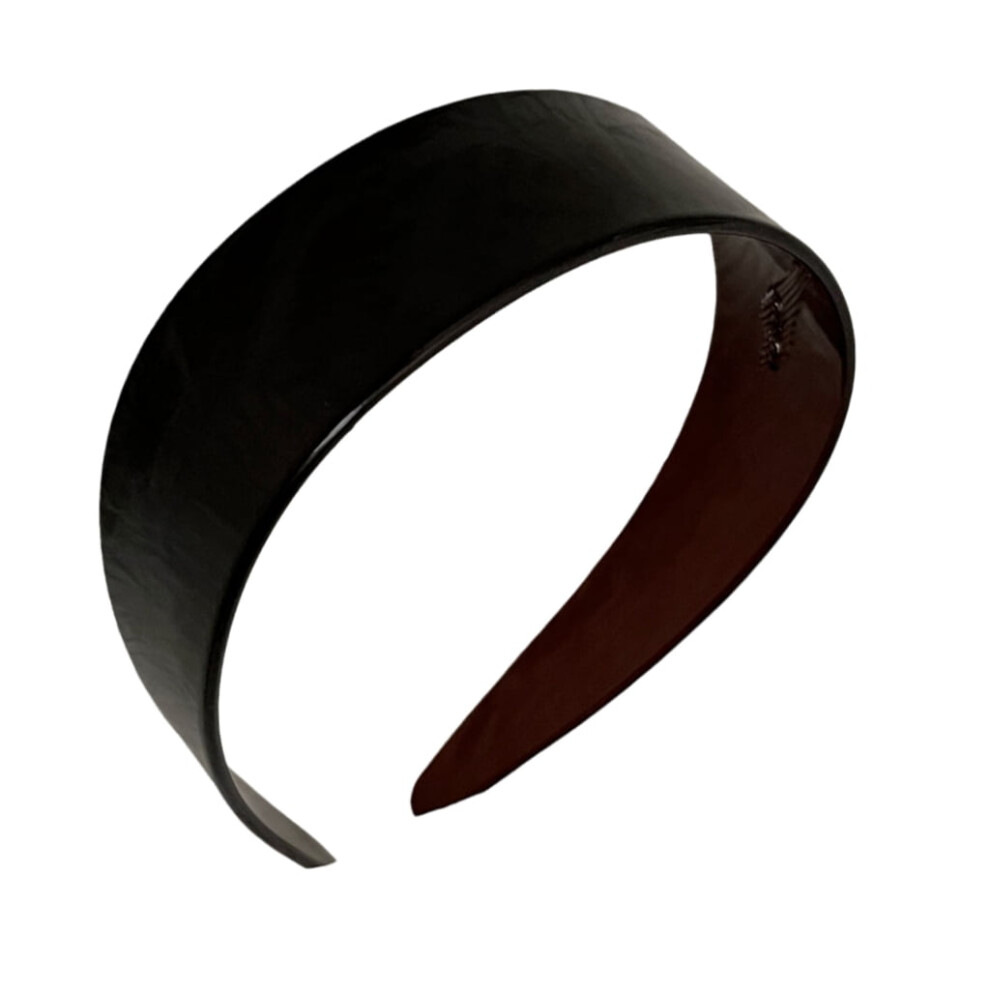 Acetate headband adjustable wide hair hoop for women