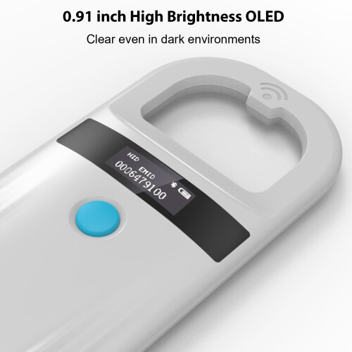 Pet Microchip Scanner BT 4.0 OLED 128 Data Storage Small Animal Management 1