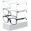 Blålysblokerende briller unisex, 3-pak 1