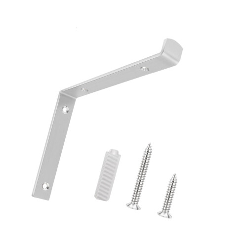 Unsichtbare Eckregalhalterungen, verstärktes Metall, 2er-Pack