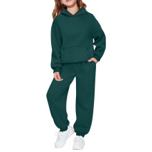 Kids Winter Hoodie and Jogger Set Soft Athletic Wear Ages
