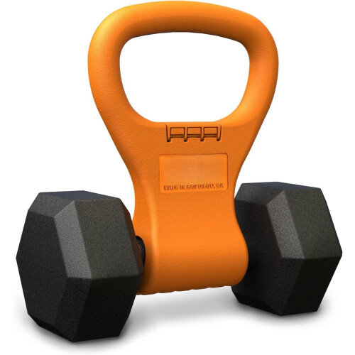 Håndvægtshåndtag konverterer håndvægte til kettlebells