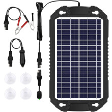 Kit de chargeur et de maintien de charge pour panneau solaire 8W 12V