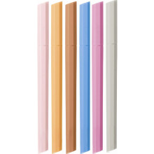 Bibelmarkeringspennor med dämpad pastellfärg, mejselspets, 6-pack