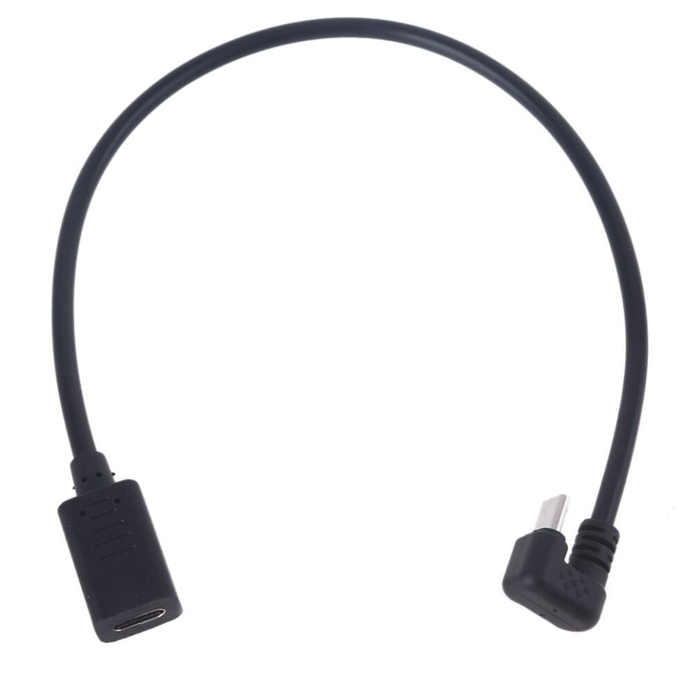 0.For Type C Female To Micro Usb Male 180 Degree Angle U-Shaped Convert Connector Support Charge & Sync For Mobile Ph 9340959173600
