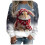 Weihnachtspullover für Damen mit Hasen- und Schneeflockenmuster, 1