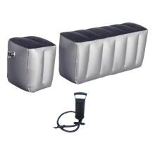 2 Pieces Car Air Mattress Back Seat Gap Pads with Pump Mattress Air Bed Cushions Straight