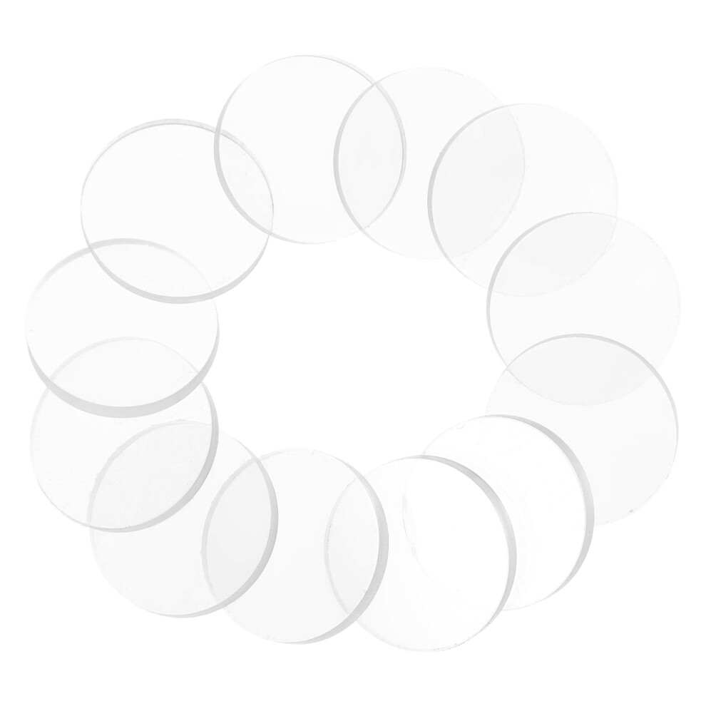 12Pcs Glass Table Top Bumper Pads Clear Silicone Disc Protectors Non Slip Surface 9327961645851