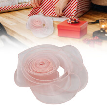 Nastro in organza trasparente, nastri in chiffon natalizi per confezioni regalo, decorazioni natalizie e di Halloween, bouquet da sposa, artigianato,