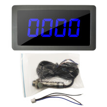 High Performances Digital Tachometer LED Speed Meter with Proximity Sensoring AC110-230V for Precise Speed Measurement