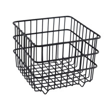 Panier de rangement en fer forgé, organisateur cosmétique polyvalent, contenant de rangement pour maquillage, idéal pour le garde-manger, la