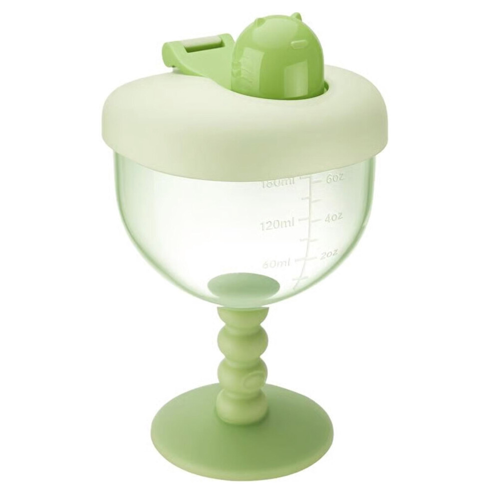 6oz Baby Sippy Cup With Lid Featuring A Creative Goblet Design And A Secure Leak Proof Lid. And It Helps Cultivate Drinking Habits