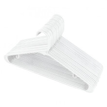 Cintres en plastique blanc, cintres à vêtements avec crochets antidérapants, idéaux pour un usage quotidien standard : manteaux, pantalons, robes