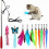 Cat wand toy interactive teaser stick with ribbon 1