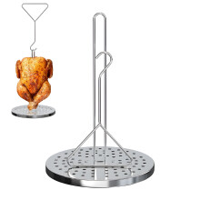 Complete Turkey Fryers Set Including Detachable Rack Drain Pan And Hook For Quick Installation Cleaning Fits Standard Fryers
